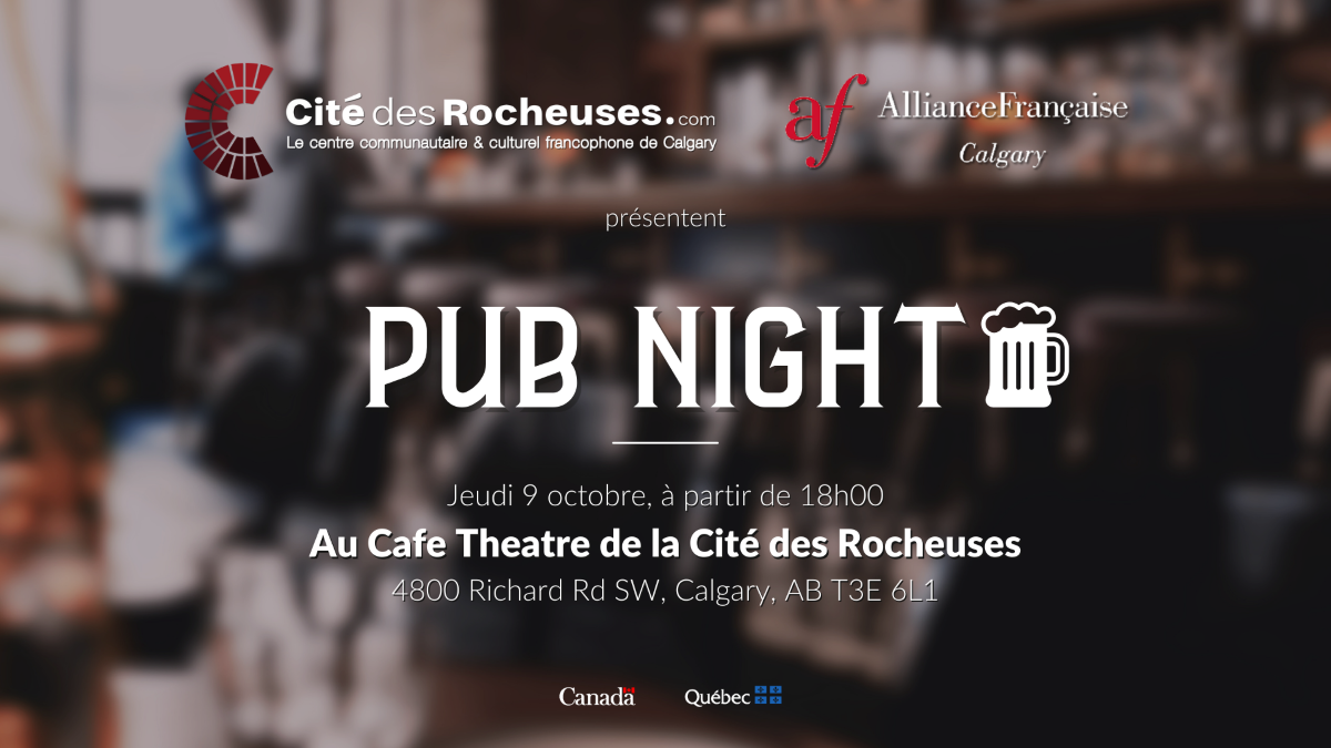 Pub Night Cafe Theatre - La Cité des Rocheuses