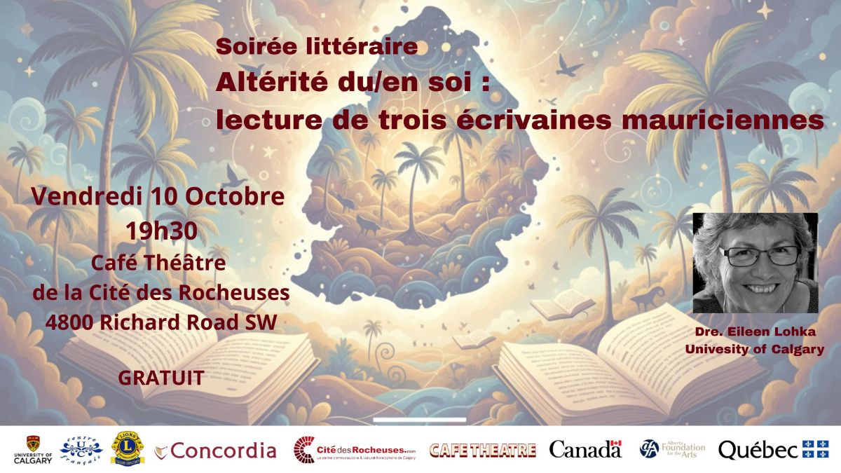 Soirée littéraire : Altérité du/en soi - La Cité des Rocheuses
