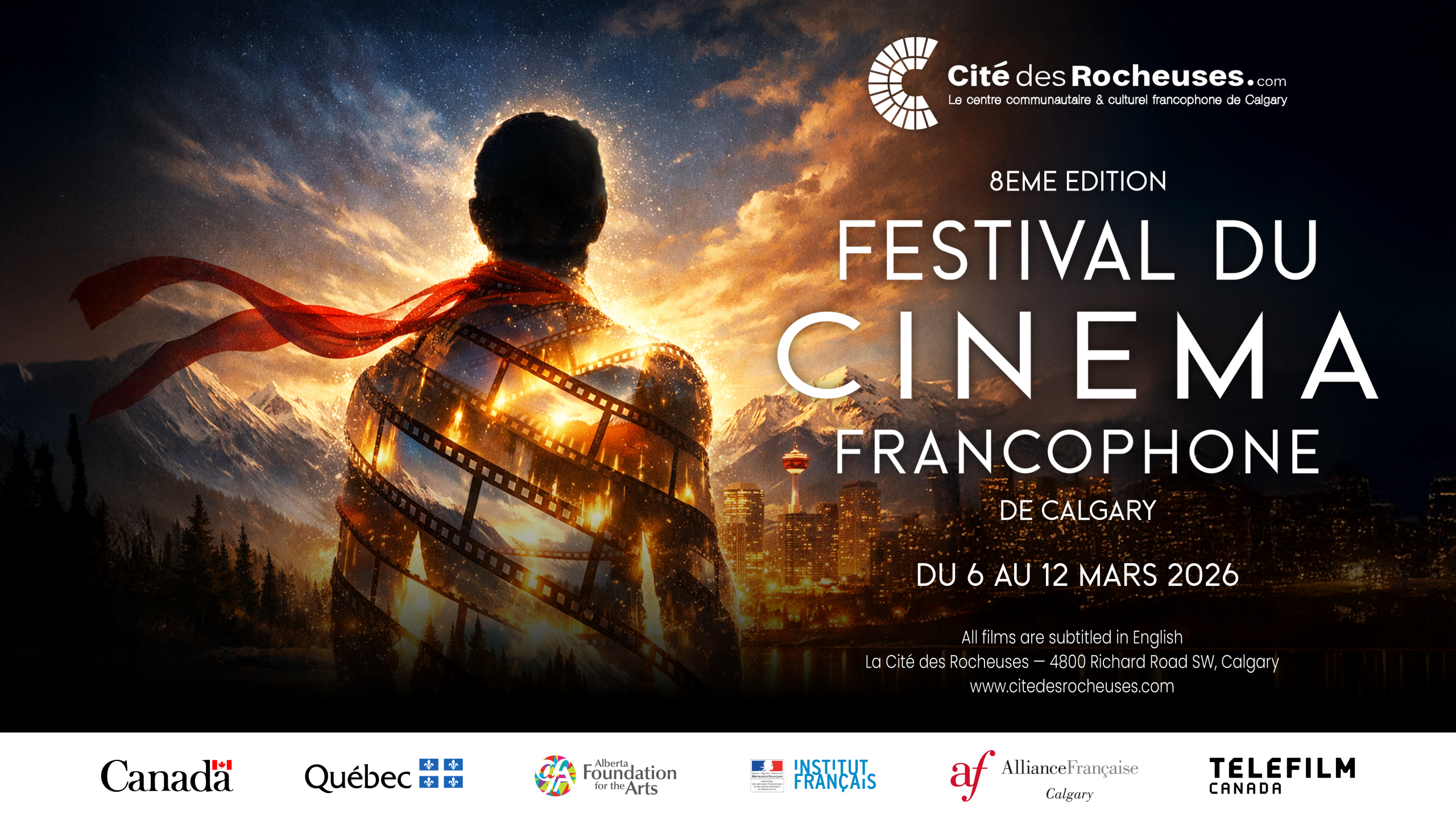 Festival du cinéma francophone de Calgary 2026 - 8e édition
