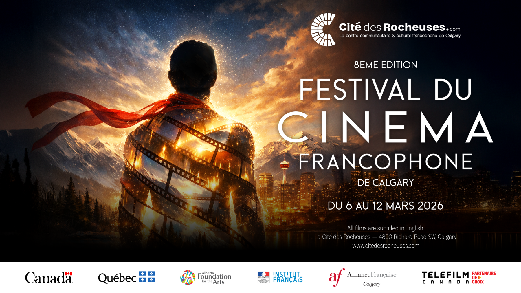 Festival du cinéma francophone de Calgary 2026 - 8e édition